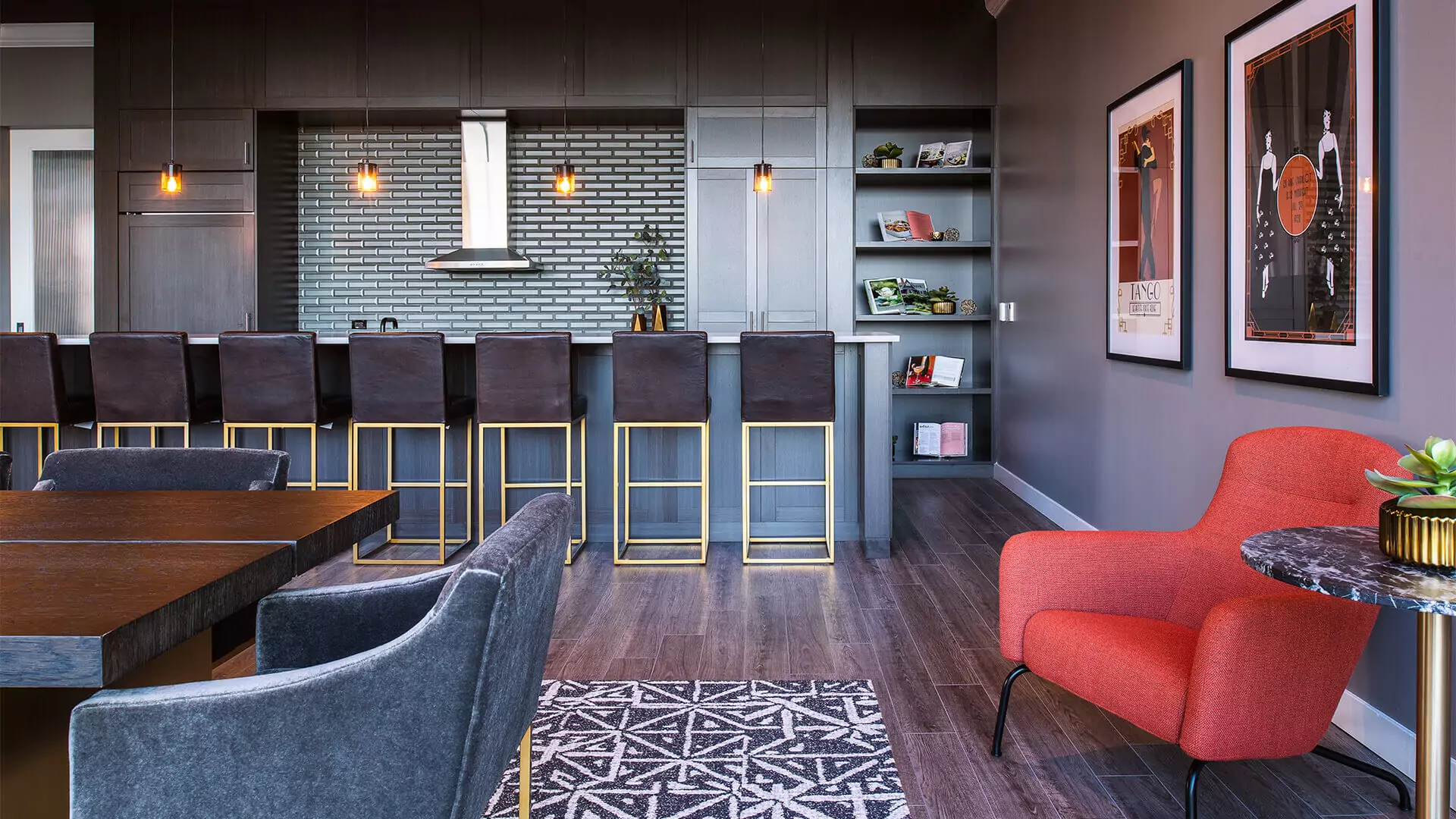 Dining area and demonstration kitchen